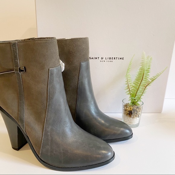 NEW Saint & Libertine MOTT Asphalt Bootie Grey Size 8 - Picture 2 of 15